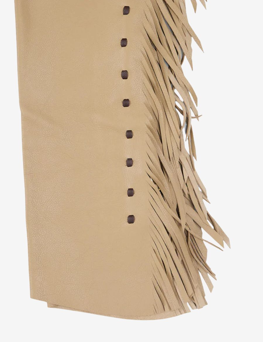 Two Tone Leather Shotgun Chaps